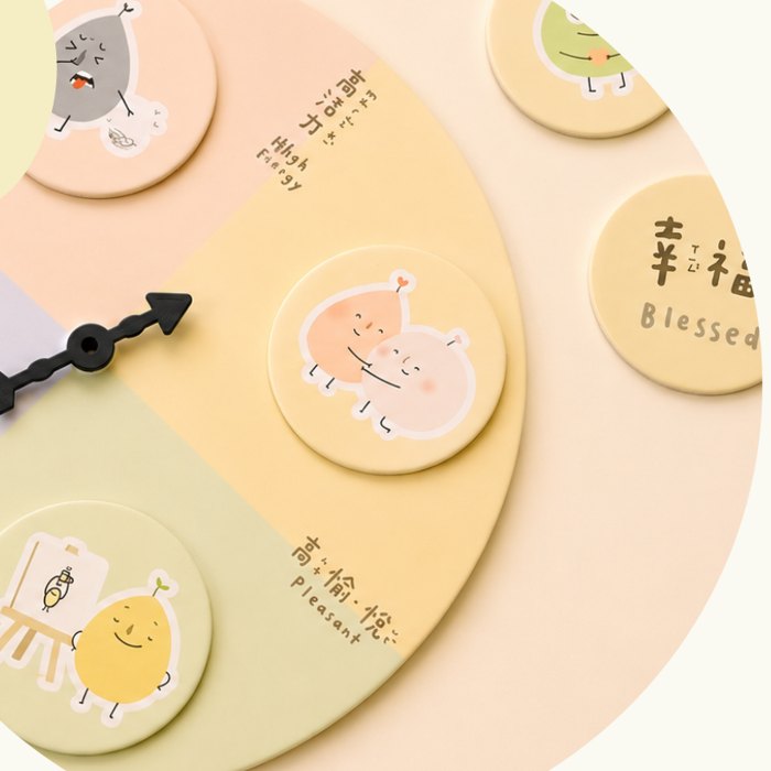 轉轉魔法盒：情緒轉盤與情緒圓卡